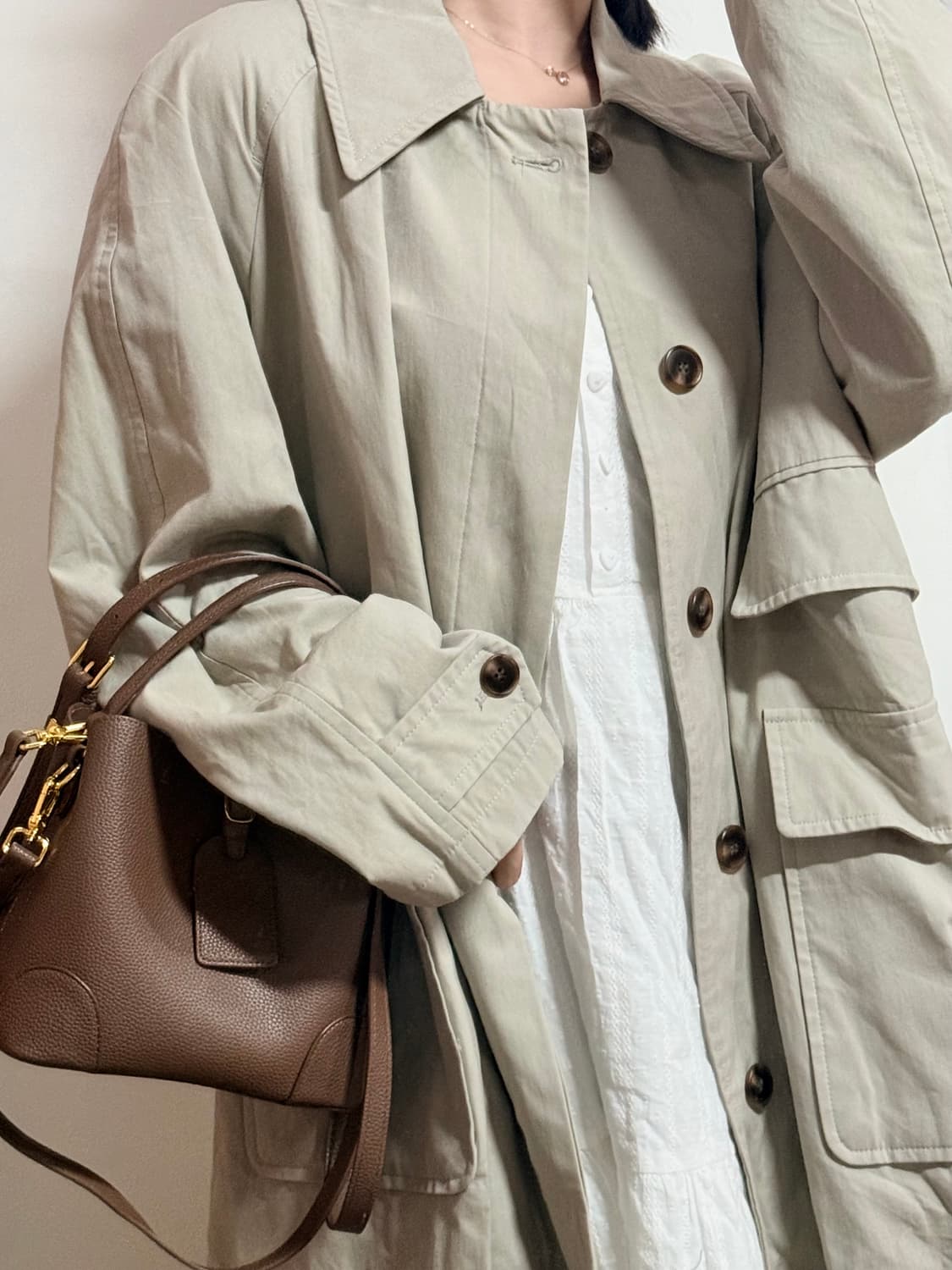 라퍼지 스토어 트렌치 롱코트 M 남녀공용  상품이미지2