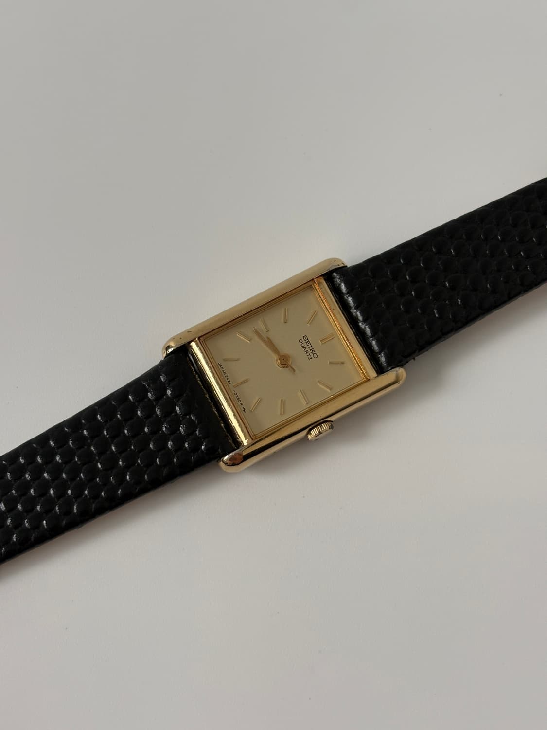 세이코 1980년대 빈티지 시계 골드 탱크 쿼츠 여성 상품이미지4