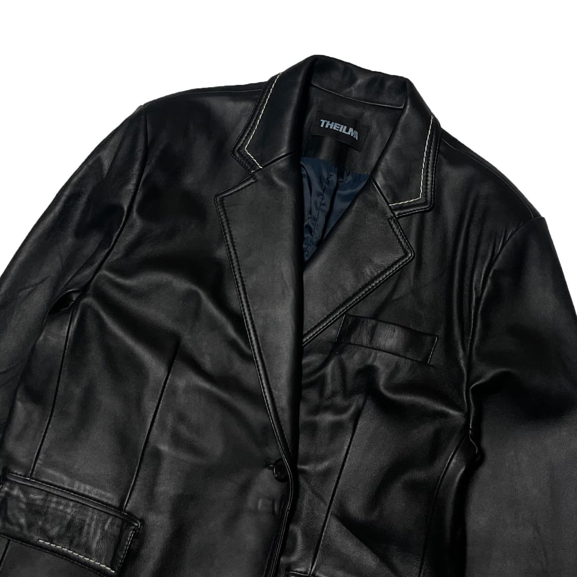 THEILMA 더일마 램스킨 레더 블레이저 자켓 상품이미지3