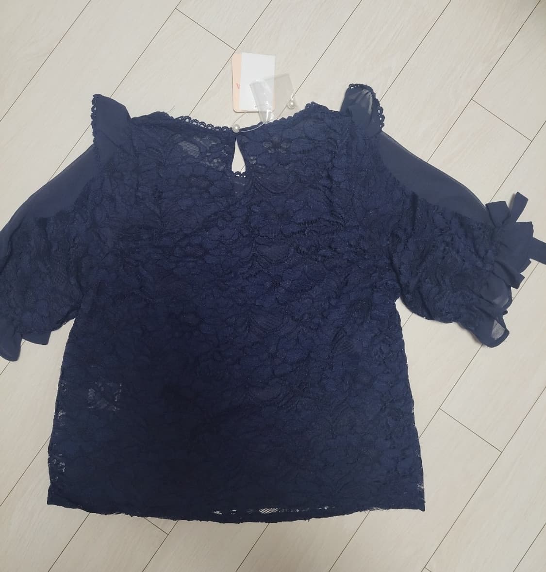 새상품급처!리즈리사 레이스 공주블라우스티 양산형 지뢰계 로리타룩 히메갸루 상품이미지3