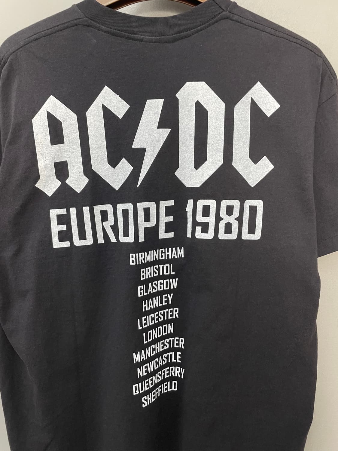 빈티지 베놈 ACDC 프린팅 반팔 H2531 상품이미지5