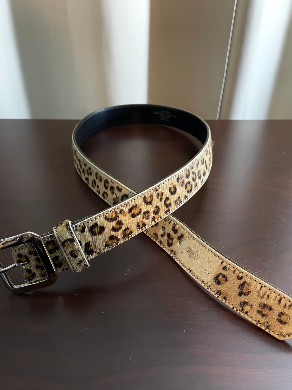 더블탭스 레오파드 벨트 상품이미지5