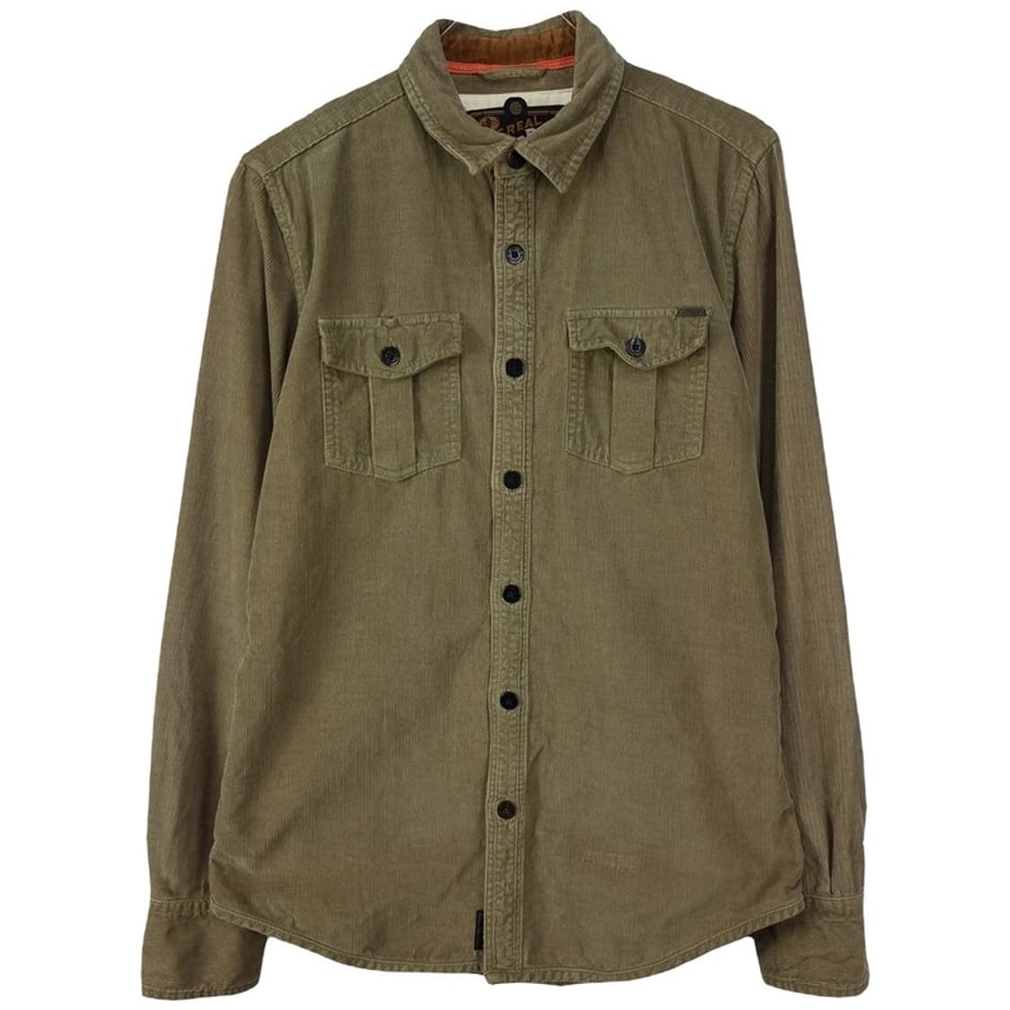 [슈퍼드라이] 빈티지 투포켓 코듀로이 골덴 셔츠 브라운 M19876 상품이미지2