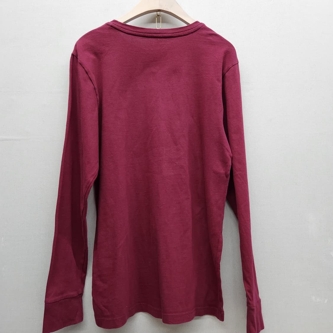 폴로랄프로렌 로고 버건디 롱슬리브 S 상품이미지4