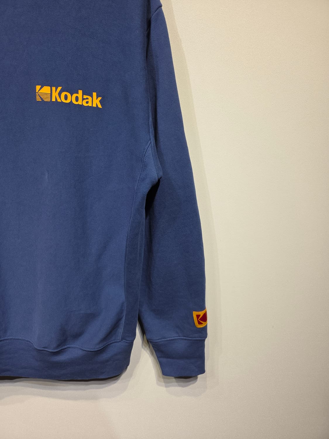 코닥 (KODAK) 빅로고 포인트 맨투맨 네이비 상품이미지5