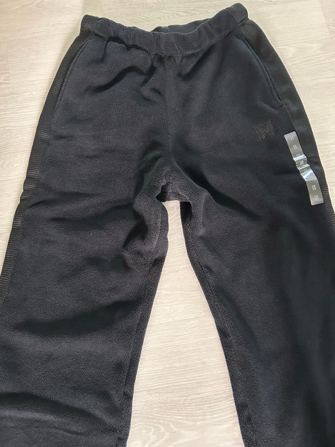 유니클로 니들스 플리스 와이드 팬츠 블랙 S 사이즈 상품이미지1