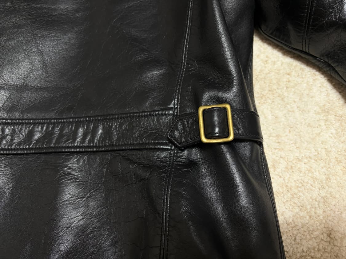 곤조2 가죽자켓 / 곤조티비x아카펠라클로딩 자켓 판매 상품이미지7