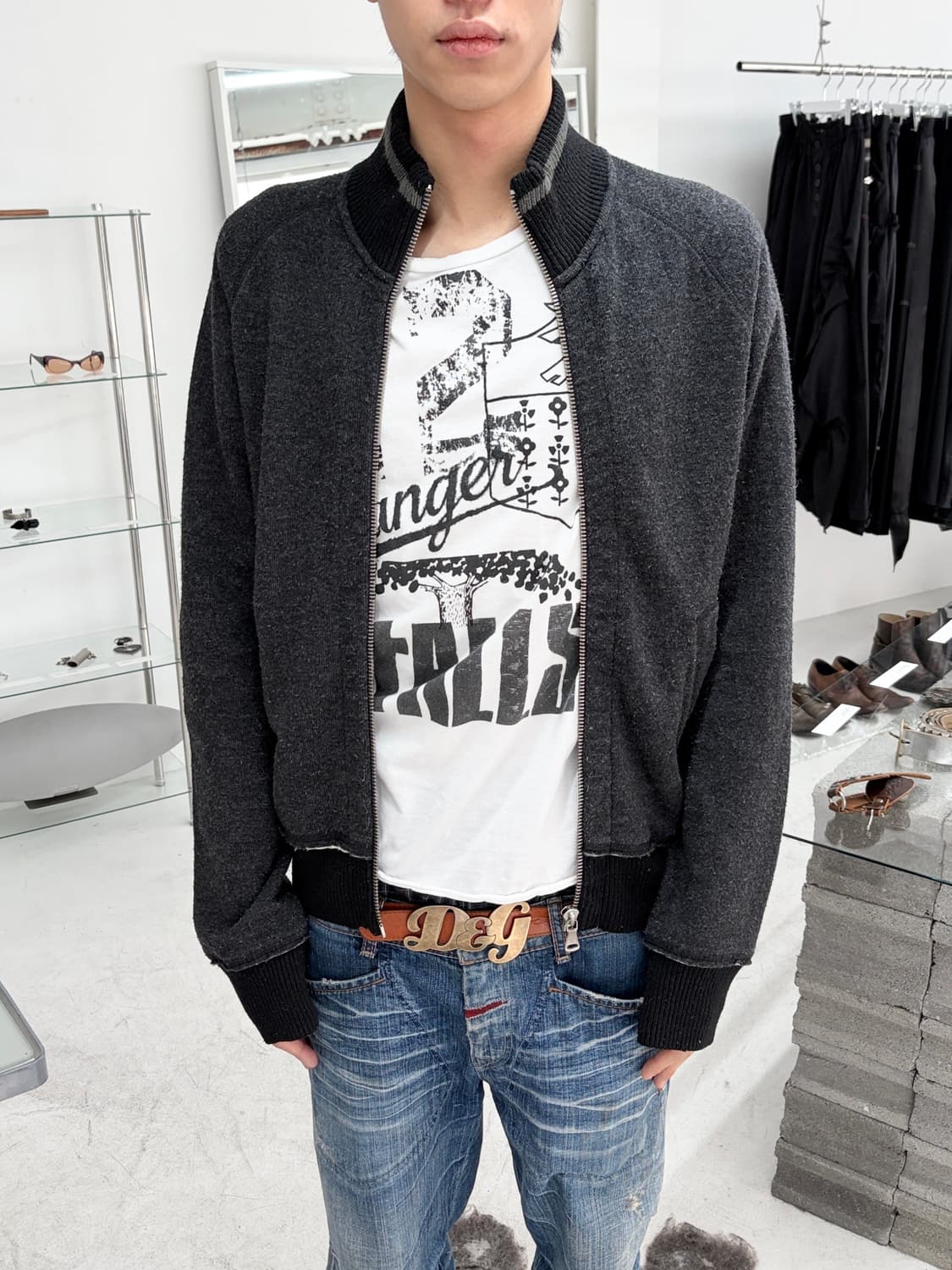 2000‘s 돌체앤 가바나 엘보우 패치 트랙 집업 상품이미지2