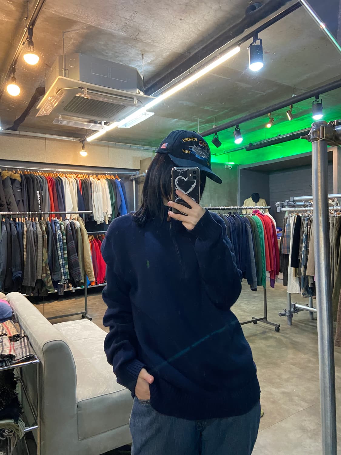 폴로 랄프로렌 하프 집업 상품이미지5