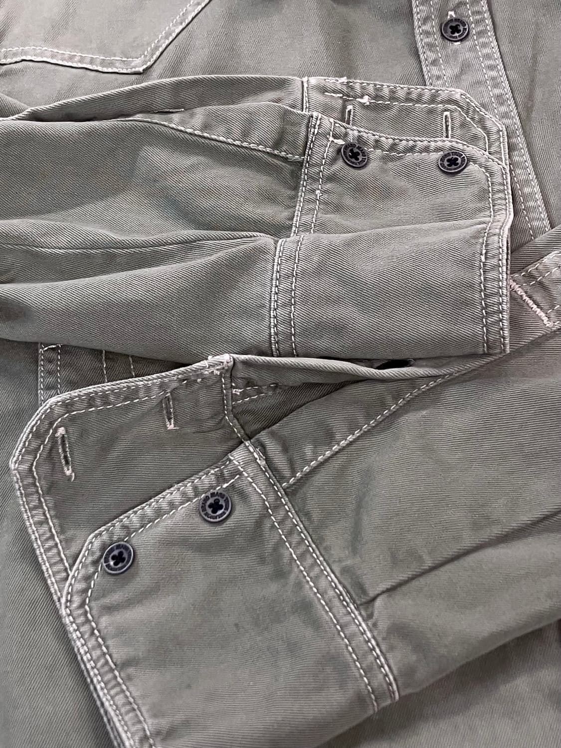 트루릴리젼 포켓 셔츠 카키 L  #csz2904 상품이미지7