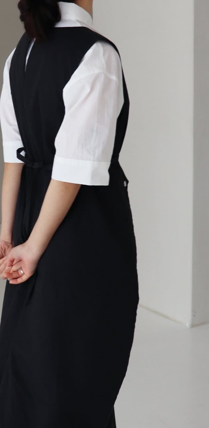 파치멘트 프롬 롱 슬리브 원피스 상품이미지3