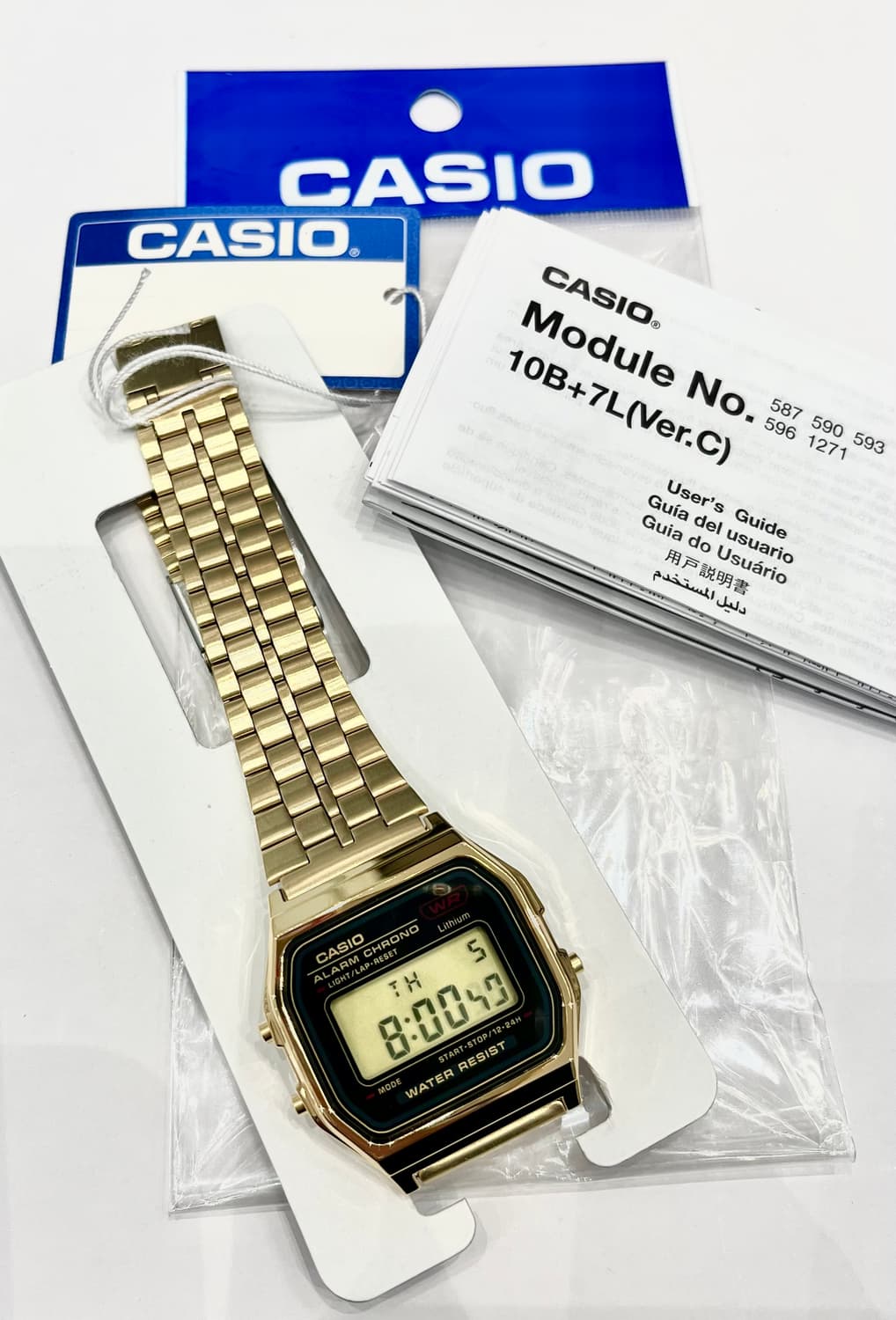 카시오 금장 메탈 시계 새상품 상품이미지4