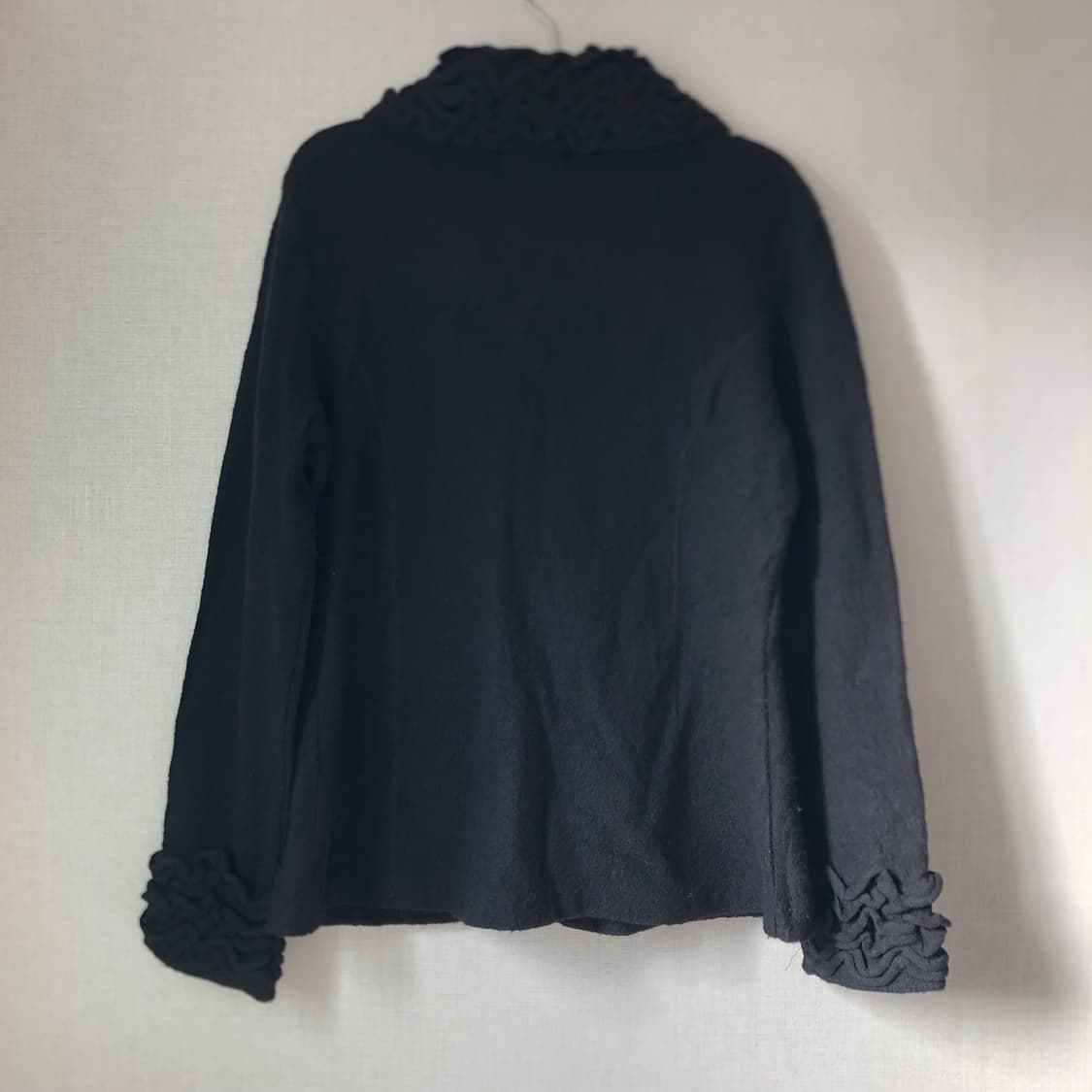 Appliqué collar wool jacket 아플리케 칼라 울 자켓 상품이미지5