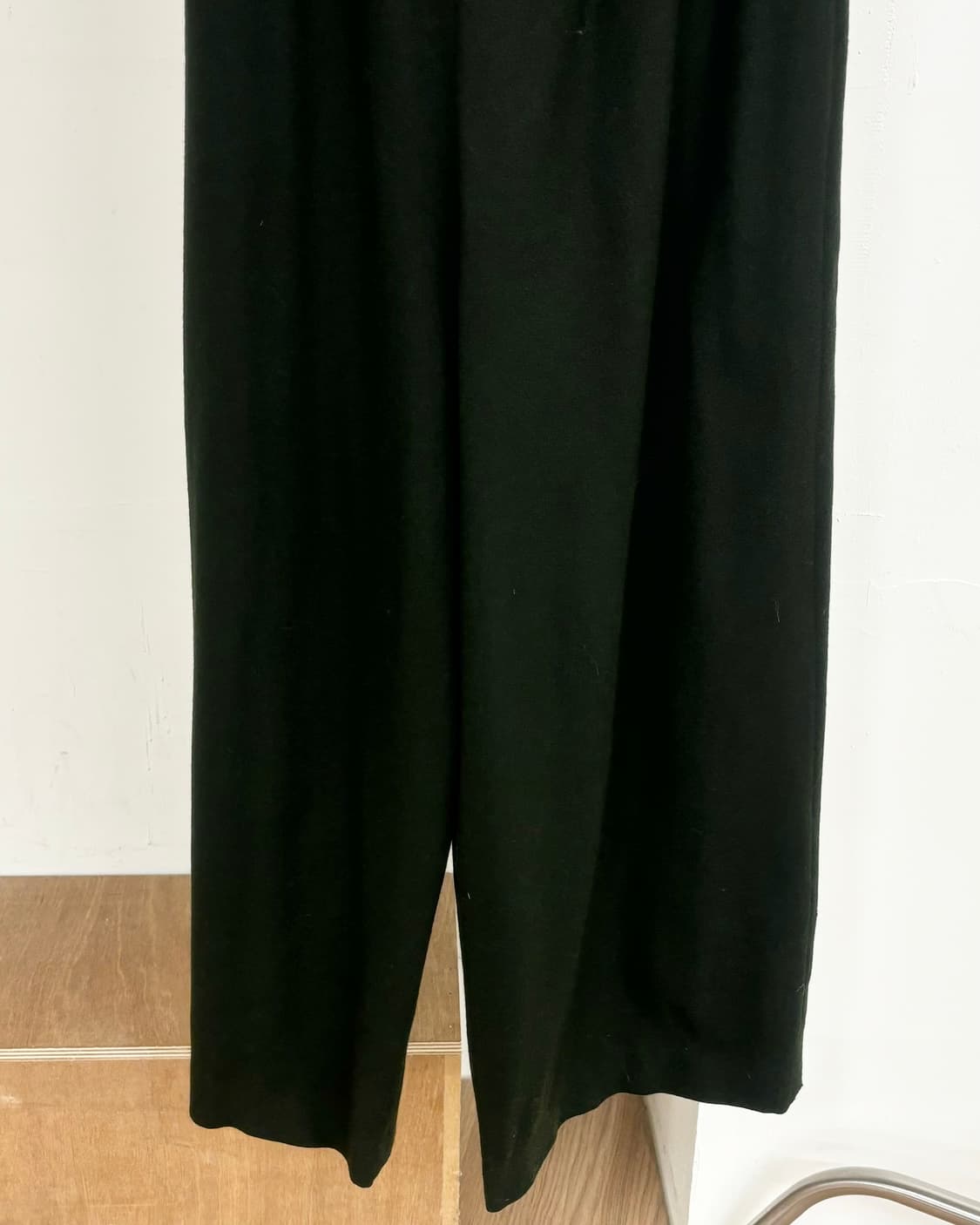 엔폴드 벨티드 와이드 딥 그린 슬랙스 상품이미지6