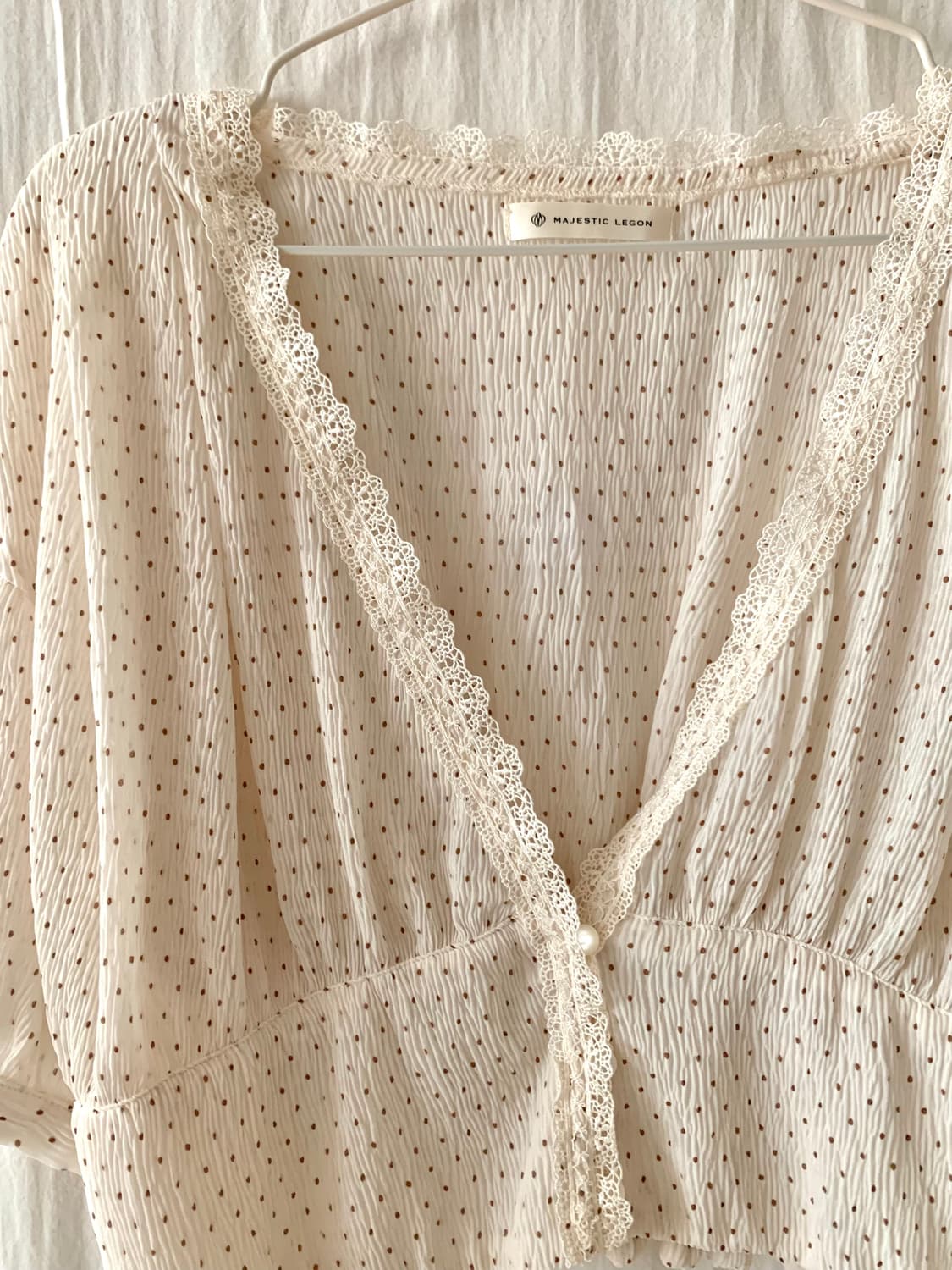 마제스틱레곤 도트 레이스 볼레로 상품이미지2