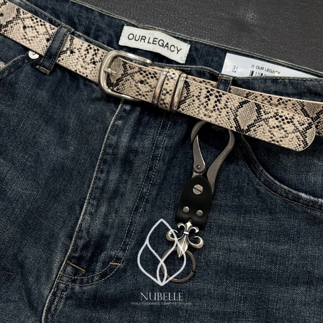 🌗 Chrome leather keyring / 크롬 소가죽 키링 상품이미지8