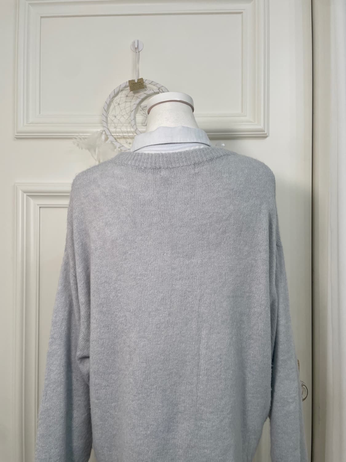 SM2 graish blue soft knit top&sky blue c 상품이미지4