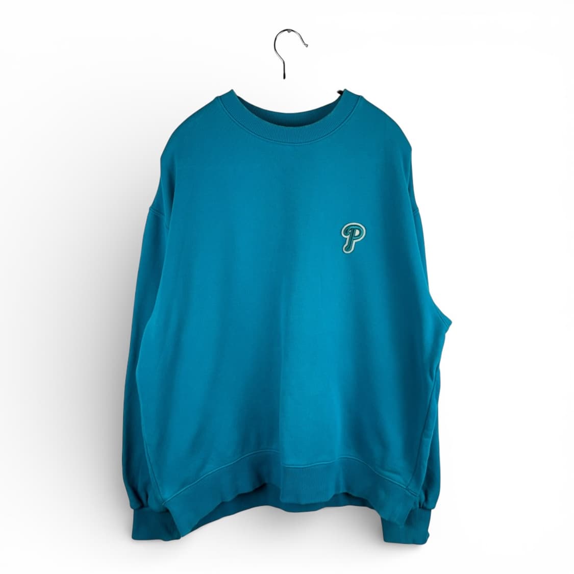 L) MLB 백로고 오버핏 기모 맨투맨 상품이미지1