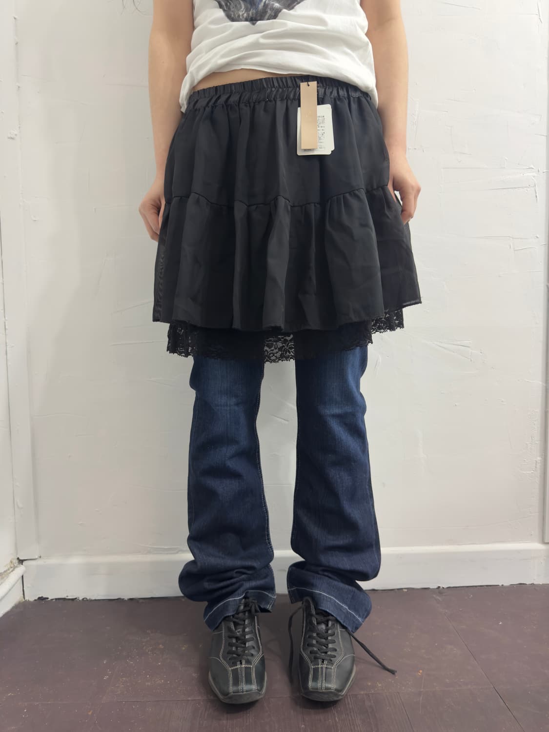 denim bootscut pants 상품이미지4
