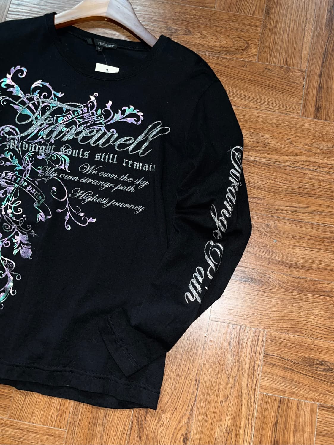 글리터 레터링 빈티지 티셔츠 상품이미지6