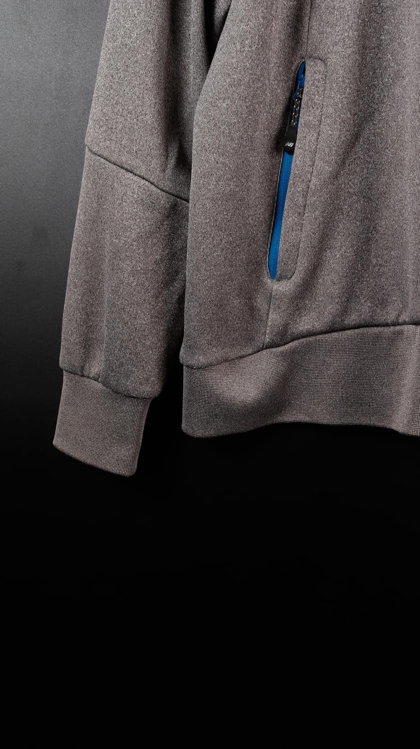 뉴발란스 회색 후드집업 상품이미지2