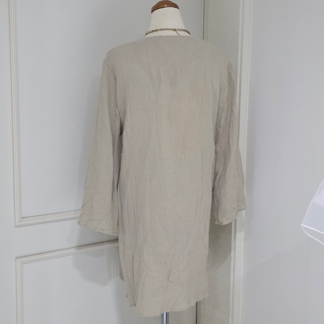 빈티지)오리엔탈 에스닉 보헤미안 모리걸 자수 튜닉 롱슬리브원피스 상품이미지3