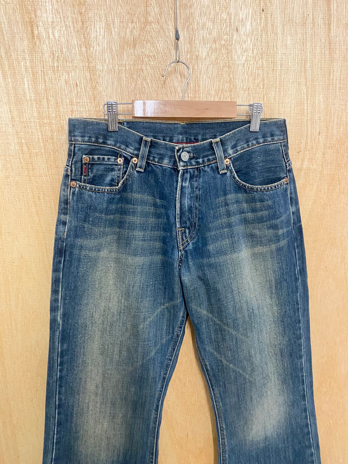 90s Abercrombie & Fitch flare denim pant 상품이미지4