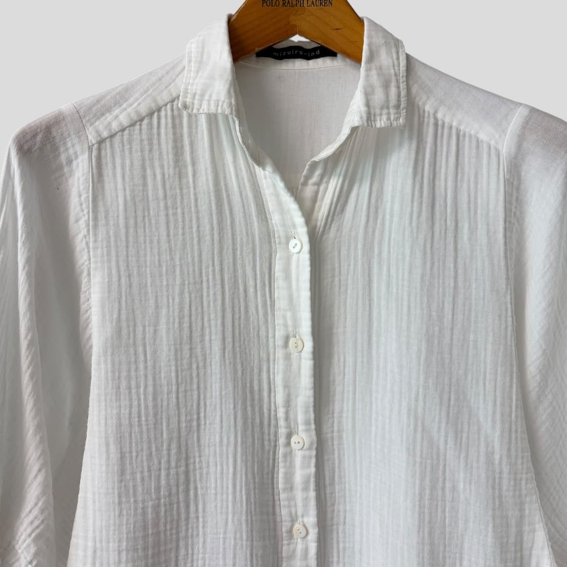 (여성F)mizuiro ind 미즈이로인드 블라우스 셔츠 상품이미지2