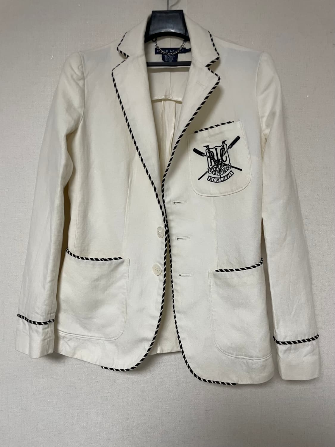 랄프로렌 아이보리 블레이저 2 사이즈 상품이미지1