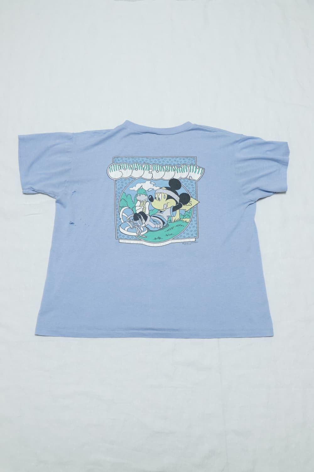 빈티지 90s 미키마우스 티셔츠 XL 상품이미지9