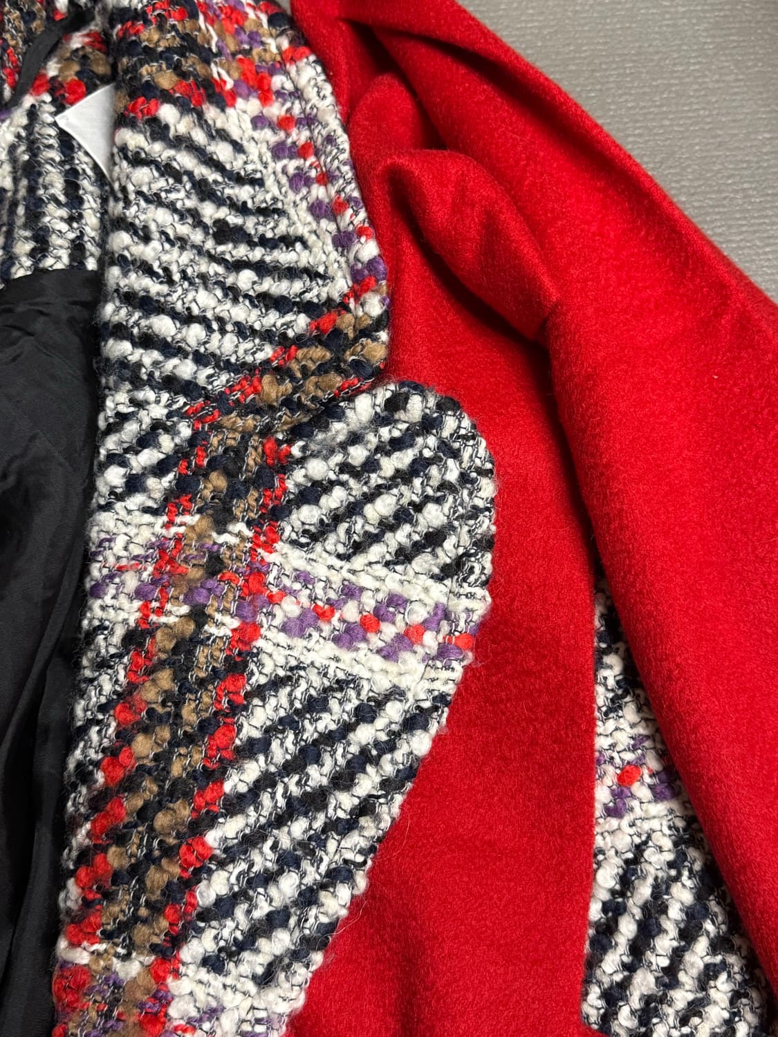 까르뱅 트위드  오버핏 코트   40 사이즈 상품이미지5