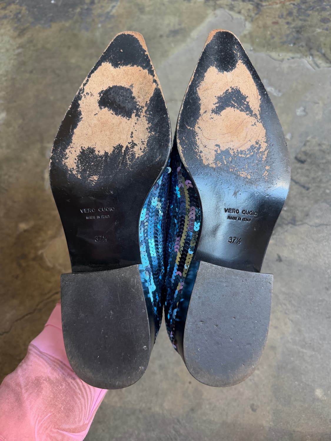 90s miu miu Sequin Stiletto Mary Janes 상품이미지5