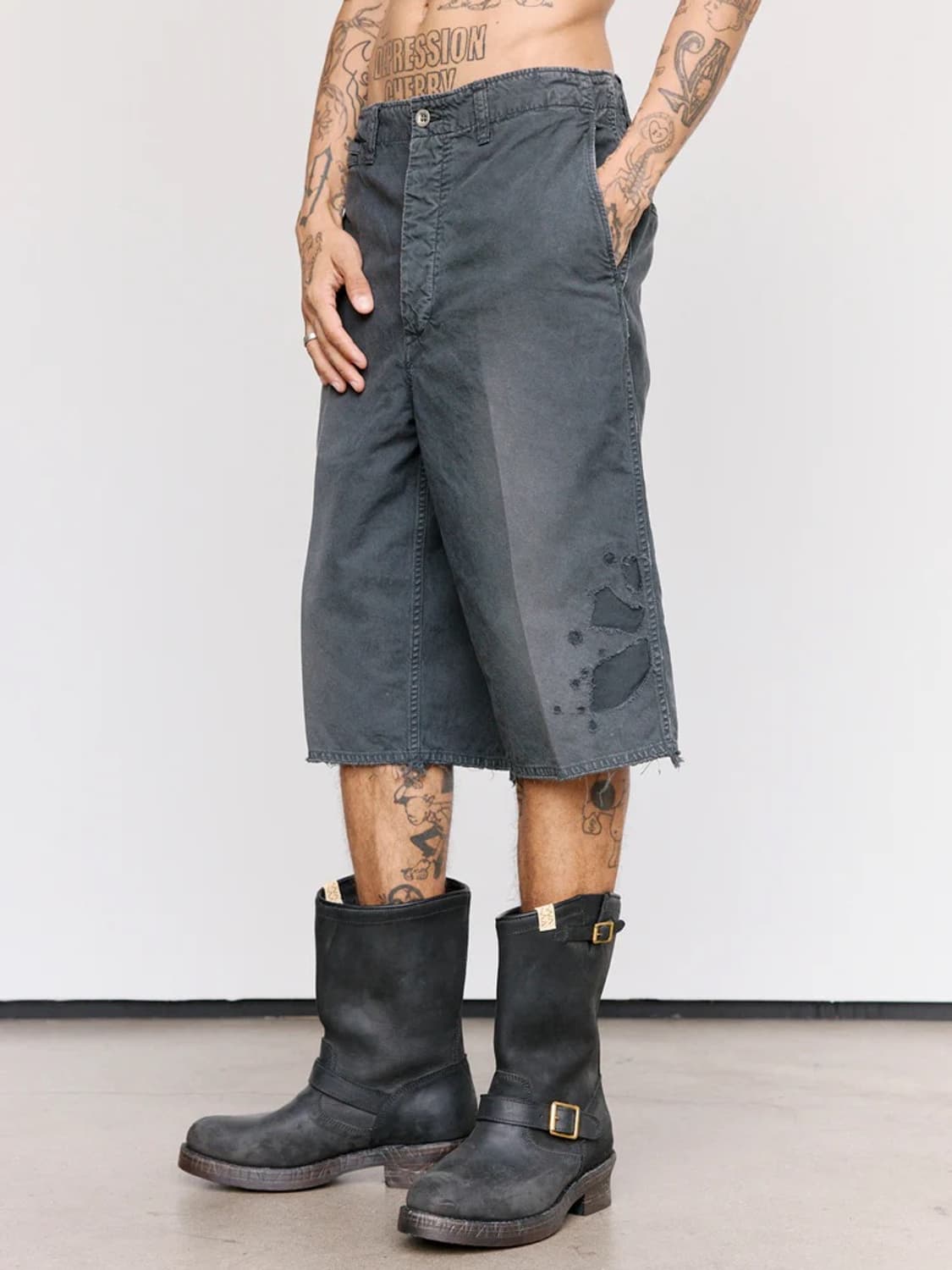 26ss BROADER CHINO SHORTS CRASH 상품이미지5