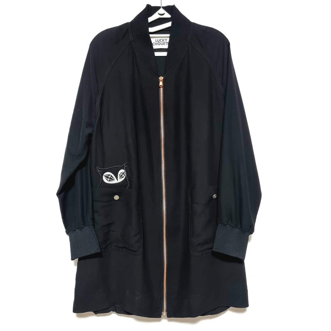 럭키슈에뜨 블루종 롱바람막이 (55-66) 상태최상 상품이미지1