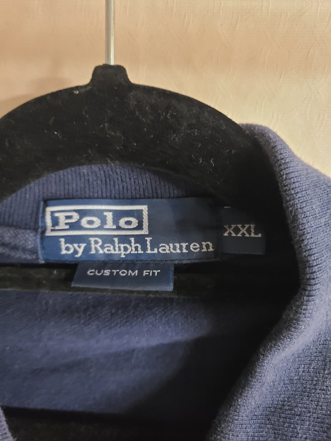 폴로 랄프로렌 네이비 긴팔 카라티 XXL 상품이미지3