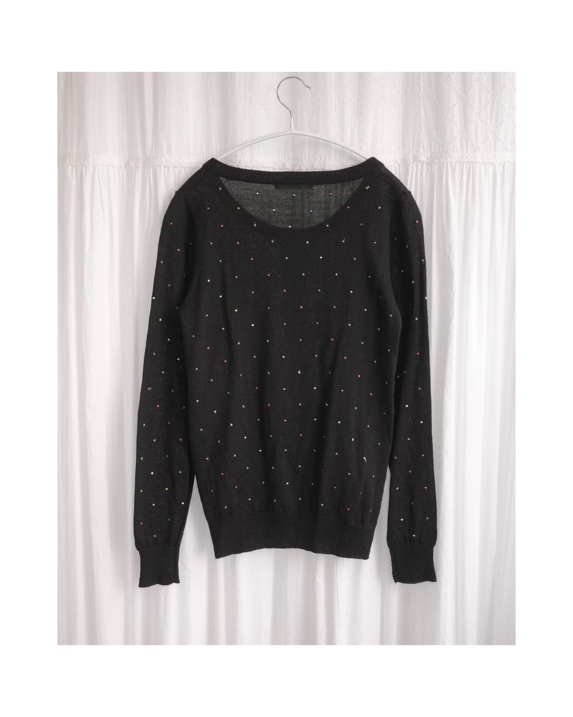 Retro girl dot cardigan 상품이미지2