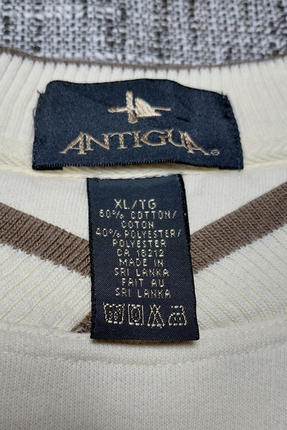 Antigua 맨투맨 티셔츠 XL 아이보리 상품이미지3