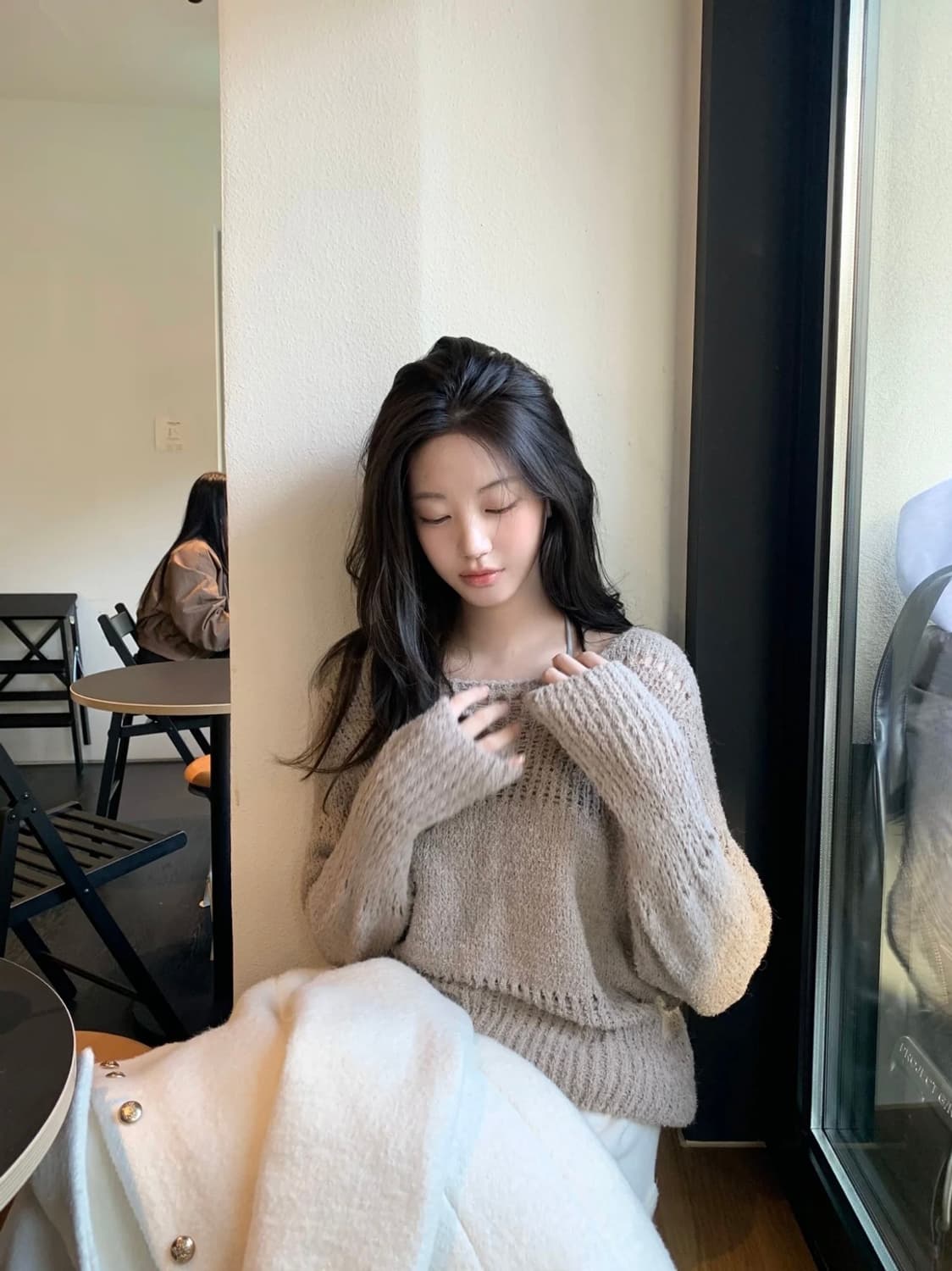 (새상품)제니오 베일라 루즈 니트 상품이미지4