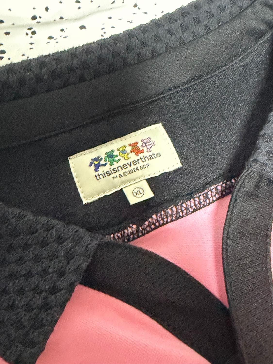 디스이즈네버댓 x 그레이트풀 데드 사커 저지 핑크 xl 상품이미지4