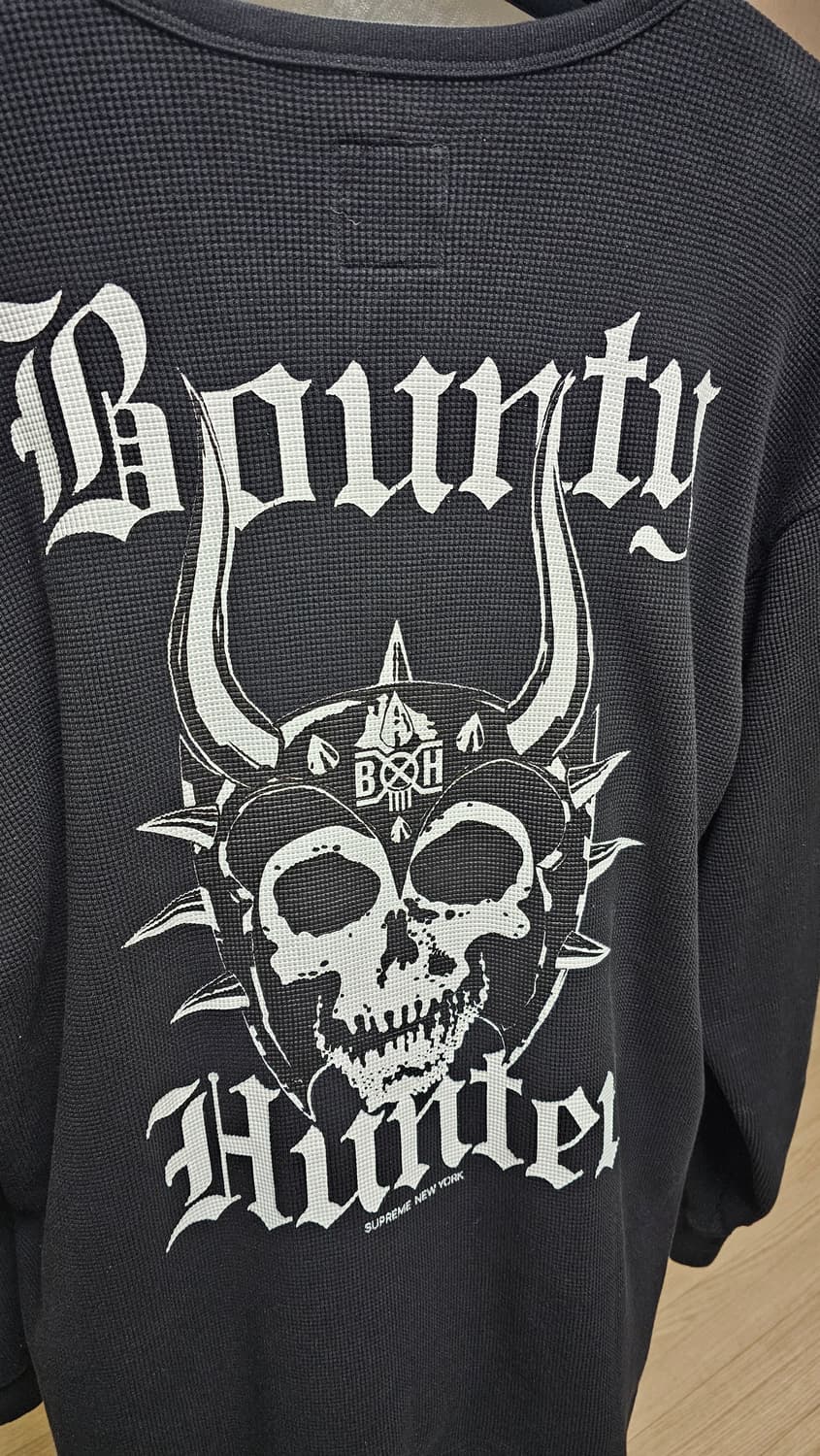 슈프림 x 바운티 헌터 써멀 헨리 롱슬리브 탑 블랙 xl 상품이미지5