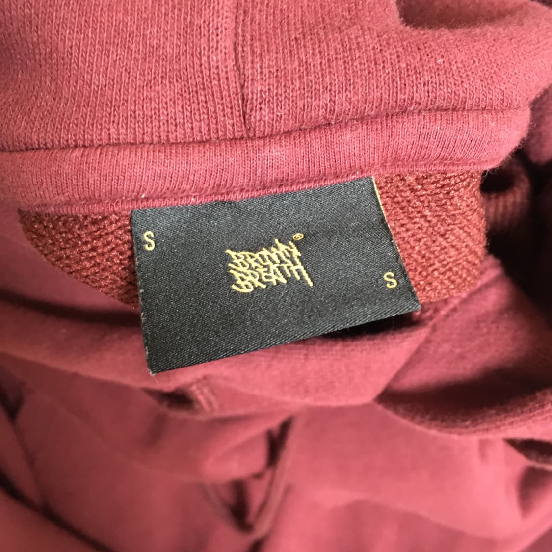 TAG OG HOODIE - BURGUNDY 상품이미지3