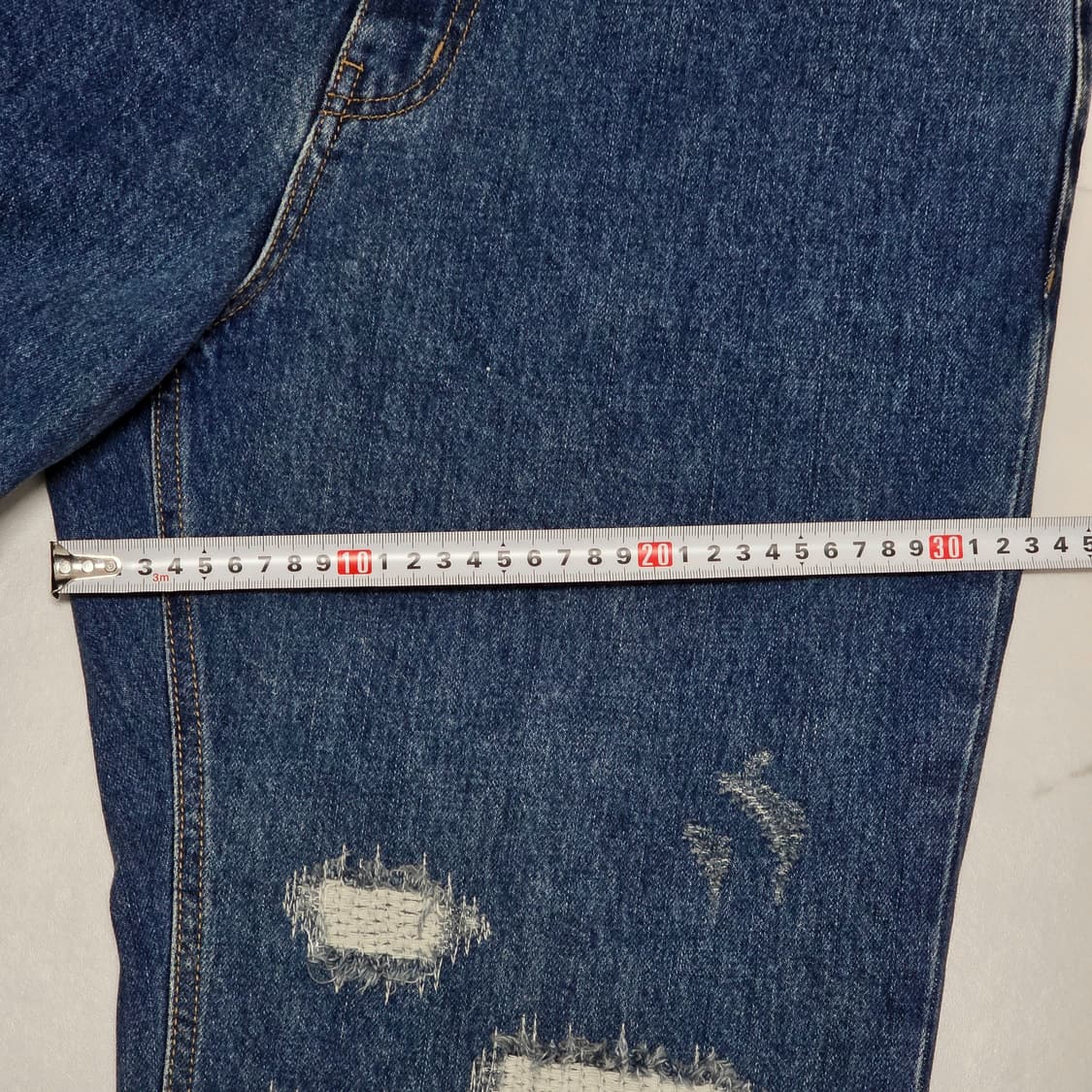 32 L 유니폼브릿지 데미지 워싱 데님팬츠 청바지 상품이미지5