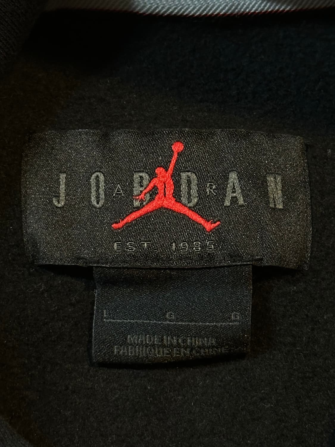 나이키 조던 AIR JORDAN 에센셜 플리스 풀오버 후드티 블랙 상품이미지5
