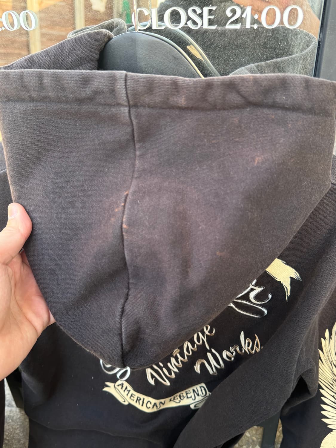 밴슨레더 x 레드페퍼 본 레터링 후드집업 상품이미지10