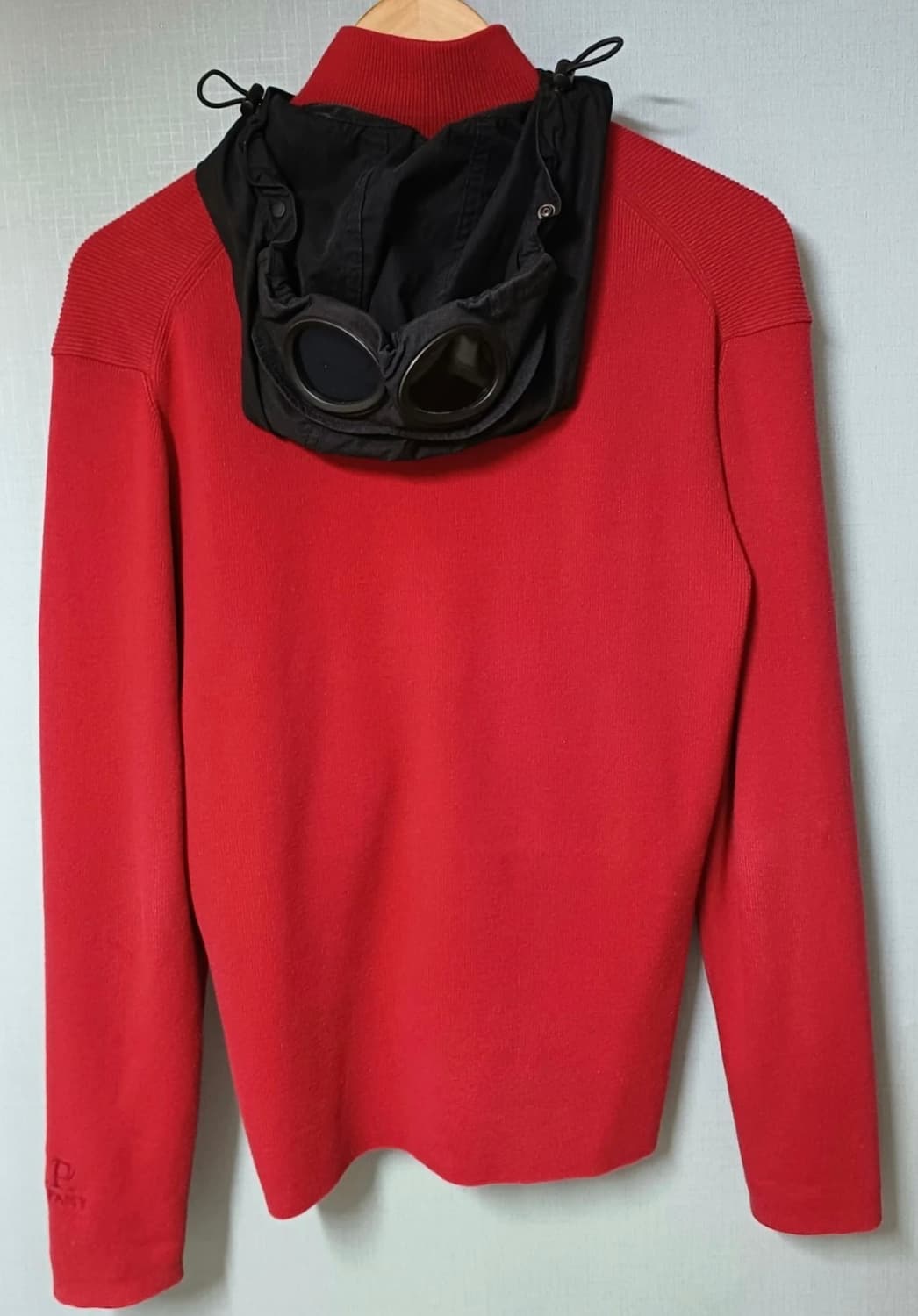 cp컴퍼니 니트 고글 후드집업 상품이미지2