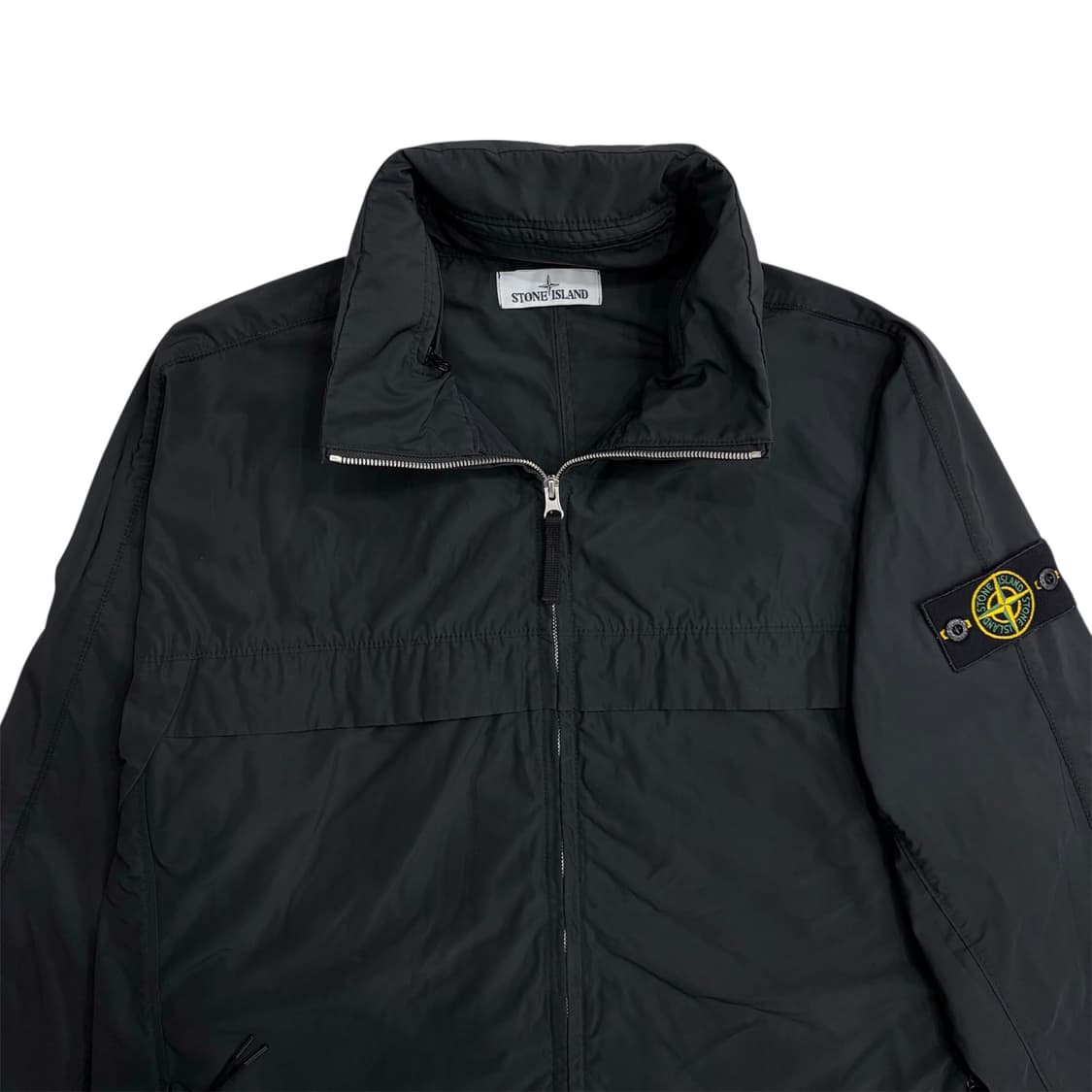 스톤아일랜드 마이크로 랩스 블랙 트렌치 코트 바람막이 자켓 m 상품이미지3