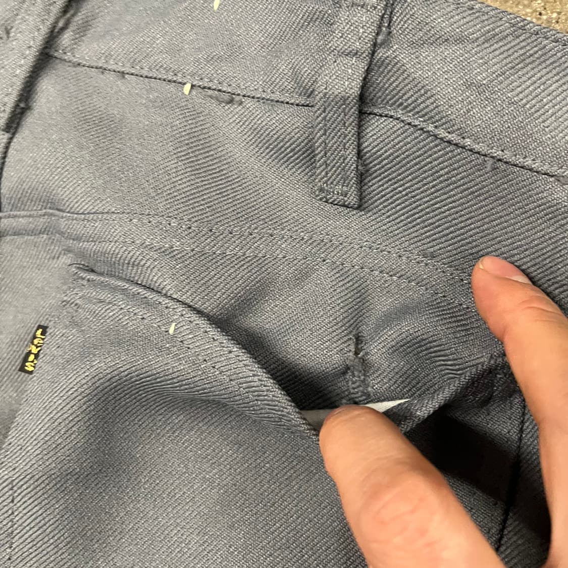 80s Levis 517 메카닉 팬츠 (37”) 상품이미지4