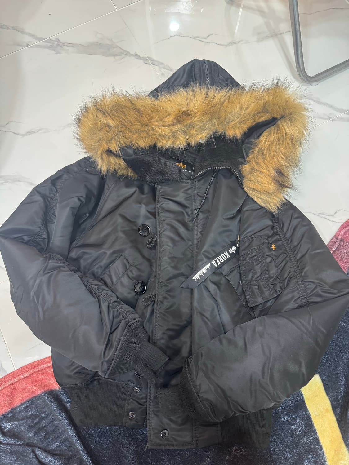 알파인더스트리 Alpha Industries N2b 검정 상품이미지2