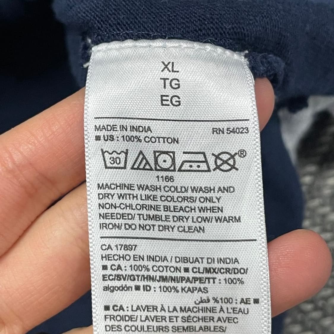 올드 네이비 배색 럭비 티셔츠 v0332 상품이미지7