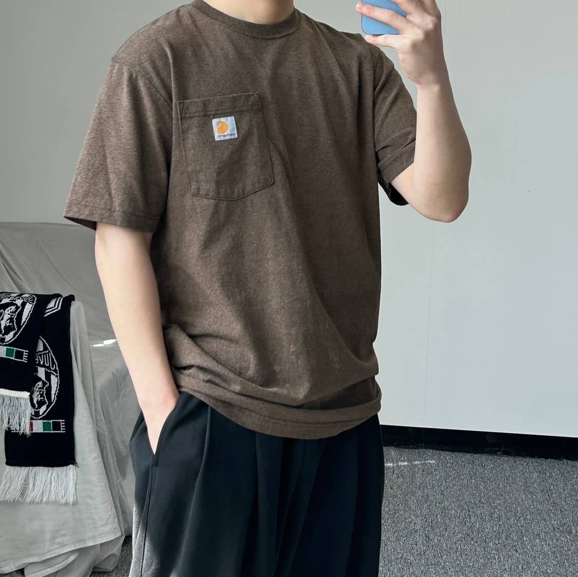 칼하트 워크웨어 포켓 반팔티셔츠  상품이미지2